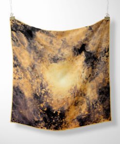 Asterism Storm Silk Twill Scarf Hanged