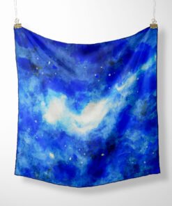 Celestial Dance Silk Twill Scarf Made in Italy