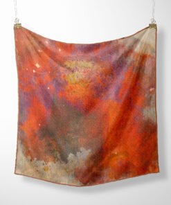 Gas and Dust Silk Twill Scarf Hand Rolled Hems