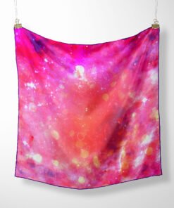 Majestic Spiral Silk Twill Scarf Hanged