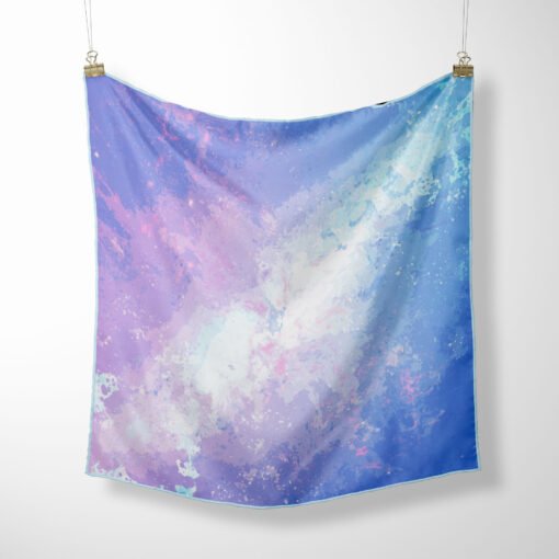 Placid Messier Silk Twill Scarf Hanged