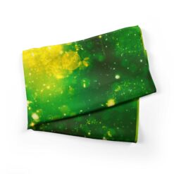 Limited edition Space Jungle silk scarf by Cosminha