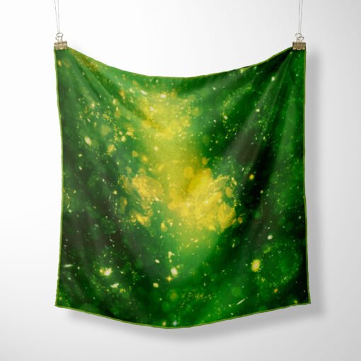 Space Jungle Made in Italy Exclusive Silk Twill Scarf