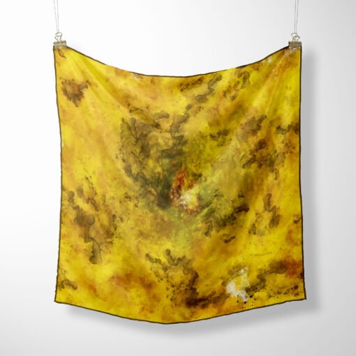 Stars Hideout Silk Scarf Hanged