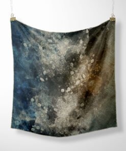 Supernova Blast Silk Twill Scarf Haute Couture