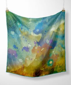 Winged Fairy-Tale Silk Twill Scarf Hanged