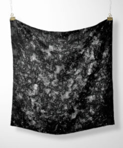 Black Hole Silk TWill Scarf Hanged