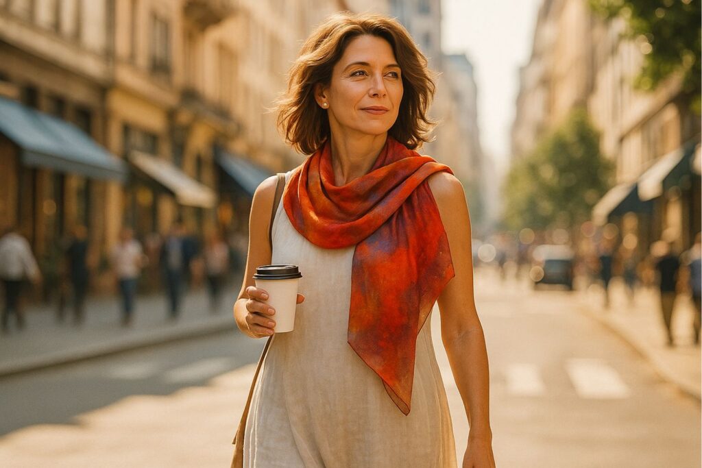 Cosminha Luxury Silk Scarves 10 Timeless Fashion Tips for Women Over 40