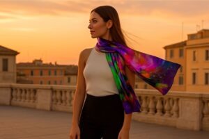 How to Wear a Silk Scarf With an Outfit