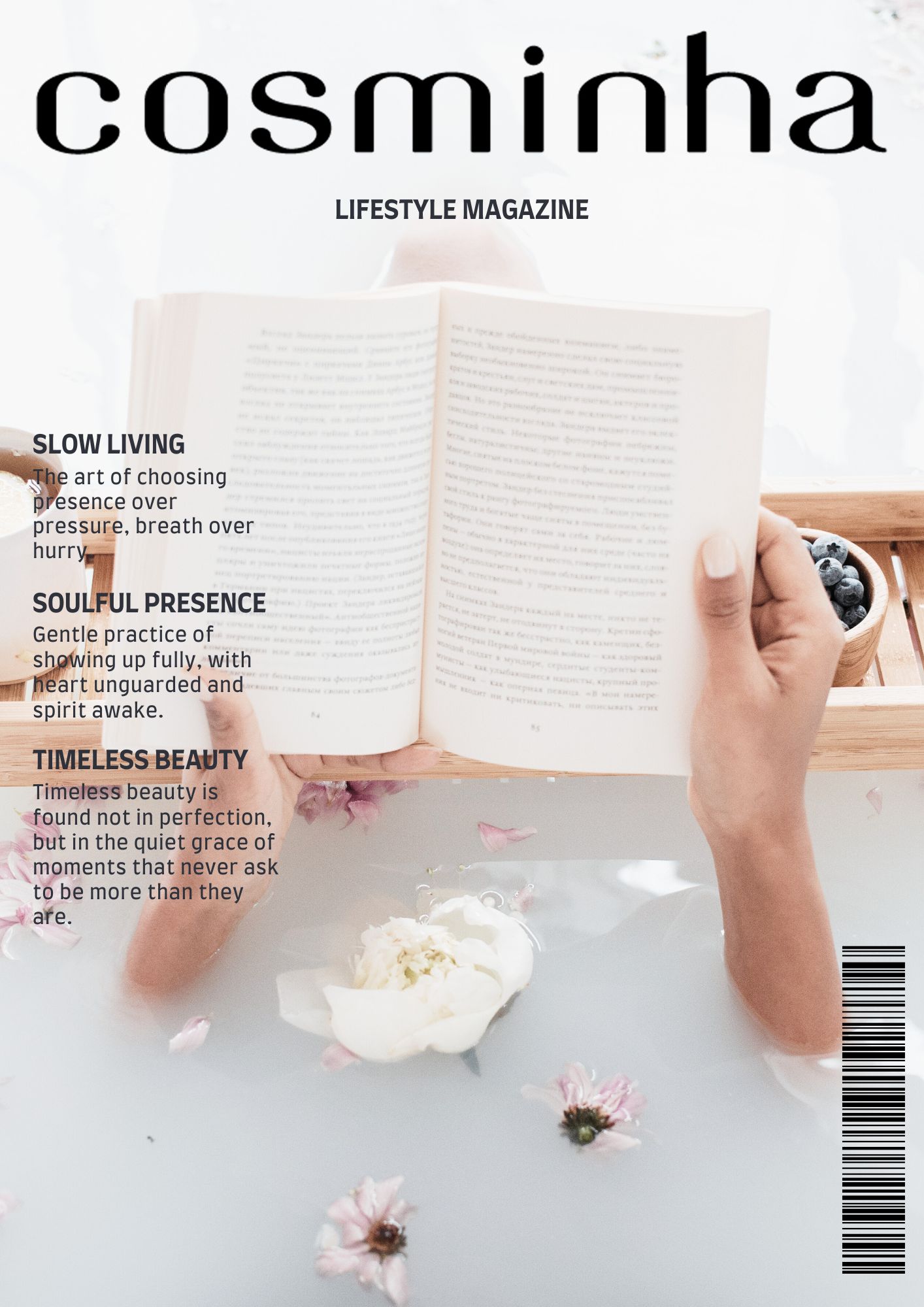 Cosminha Slow Magazine Cover Blog
