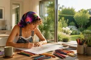 The Healing Power of Art Cosminha Luxury Silk Scarves