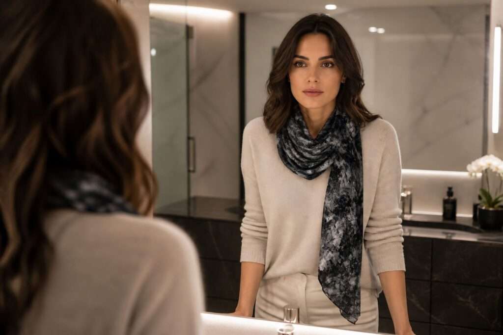 What It Really Means to Accept Your Flaws Cosminha Luxury Silk Scarves