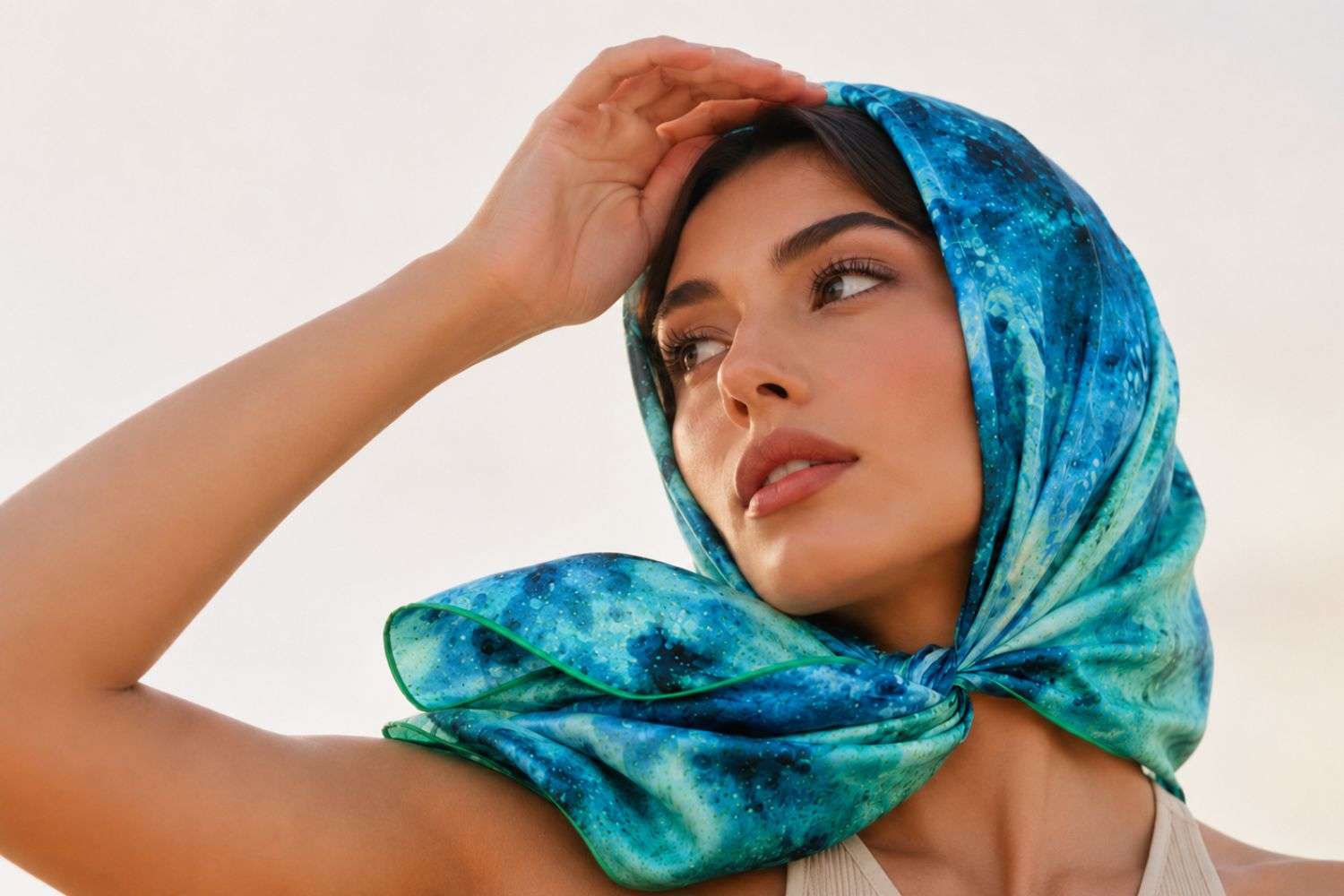 Cosmic Reef Cosminha Limited Edition Luxury Silk Scarves