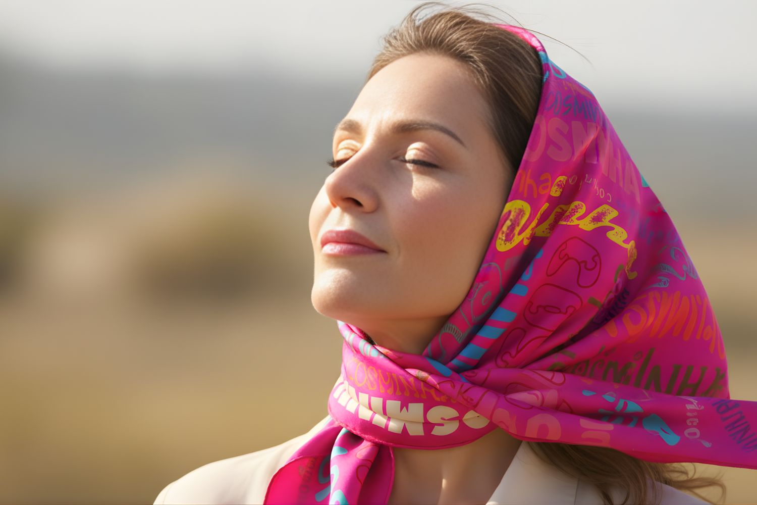 The benefits of wearing a silk scarf for your hair and skin