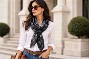 Business Casual for Women Who Don't Dress to Disappear Cosminha Luxury Silk Scarves